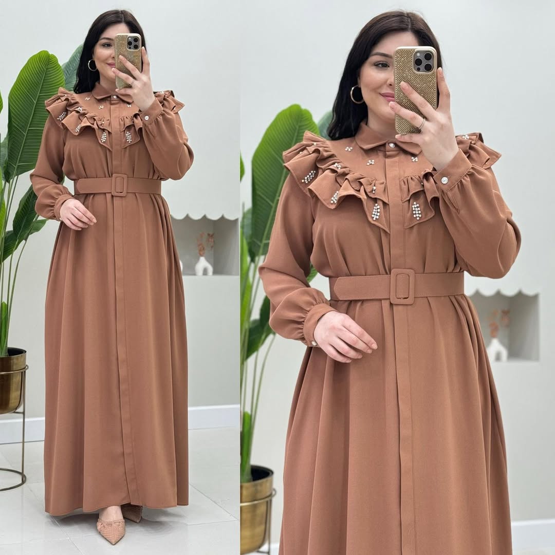 HIJAB Dress ceinturée