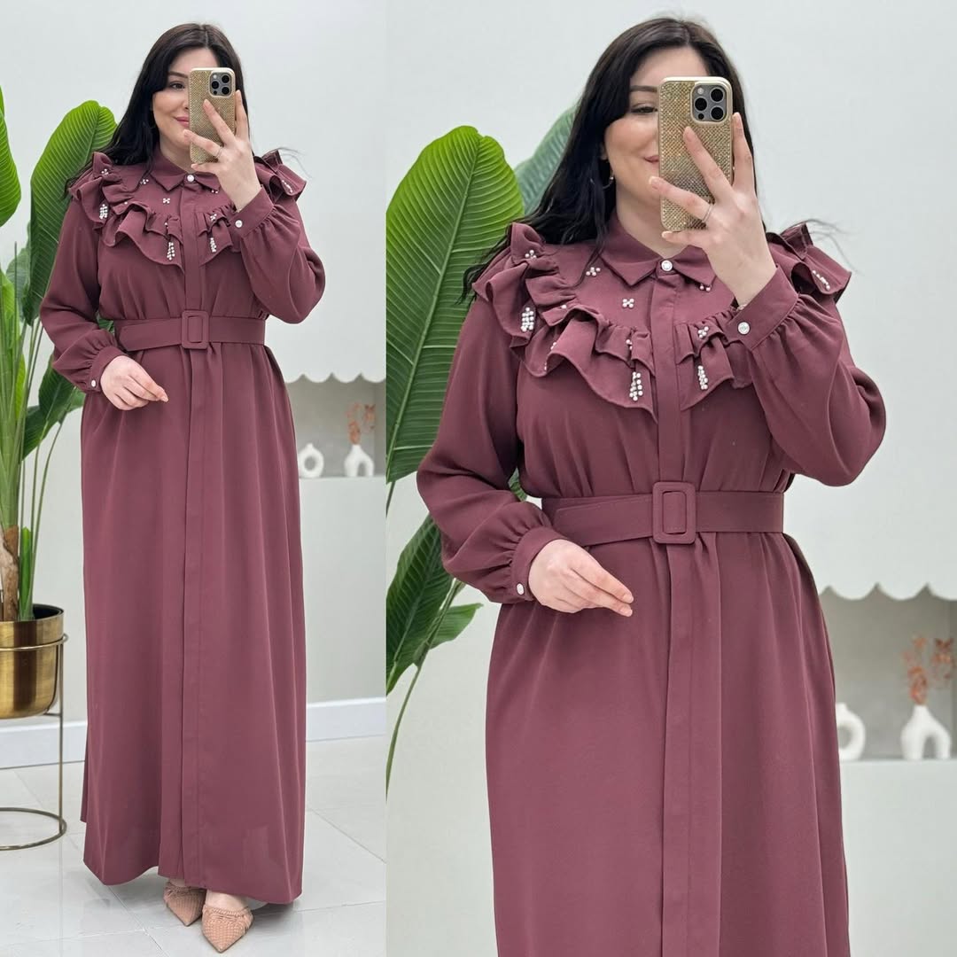 HIJAB Dress ceinturée