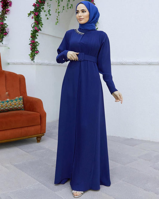 ROBE Pléssé ceinturé
