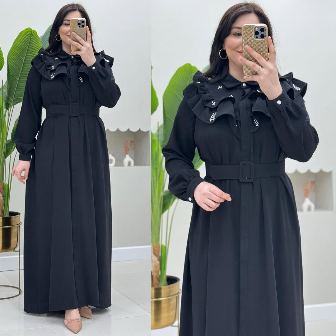 HIJAB Dress ceinturée